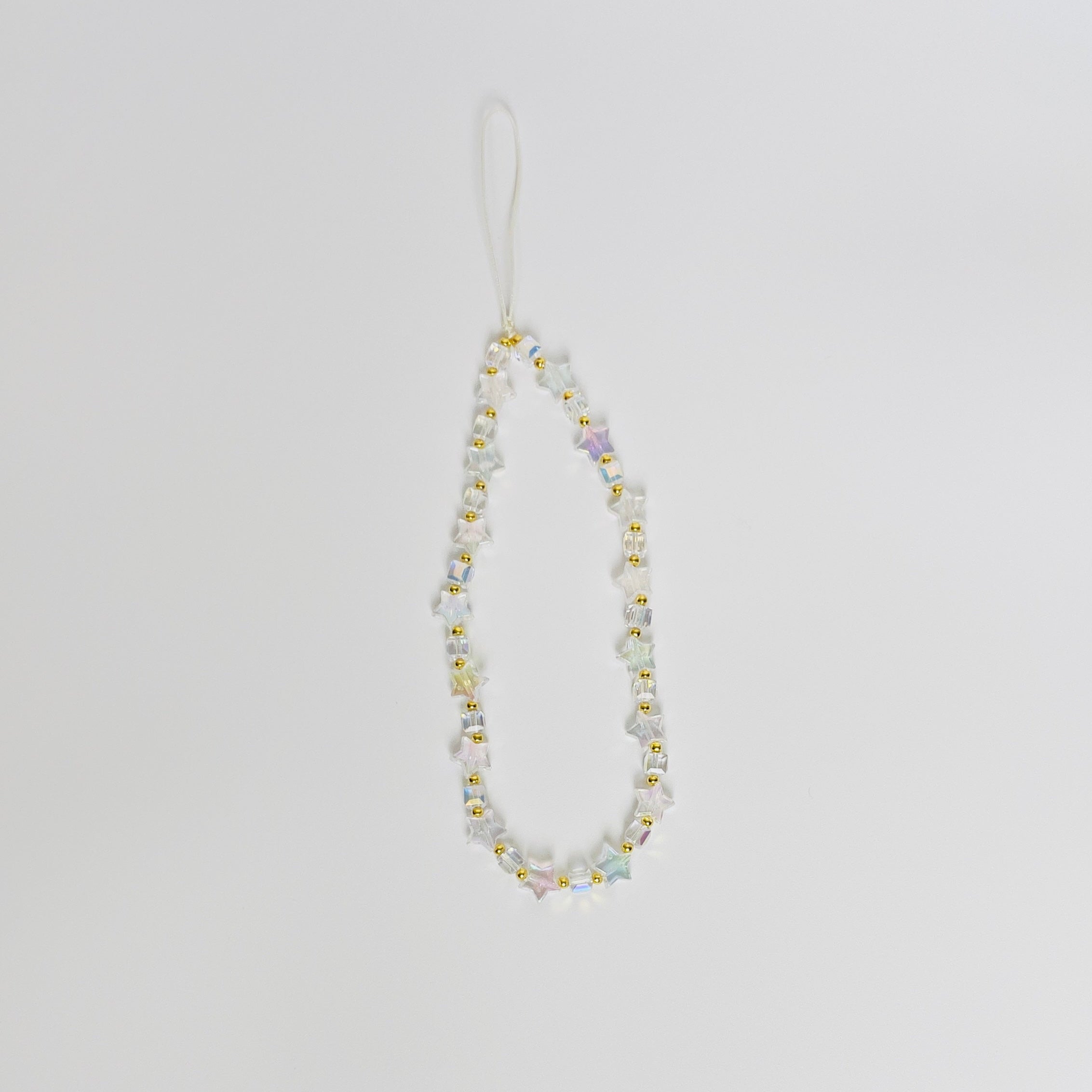 Pentagram Crystal Phone Charm